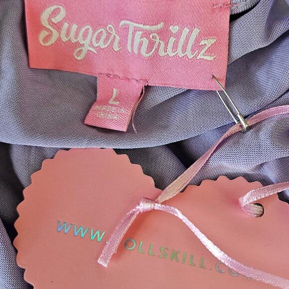 Sugar Thrillz Purple Tank Size Large New with Tag - Picture 3 of 4